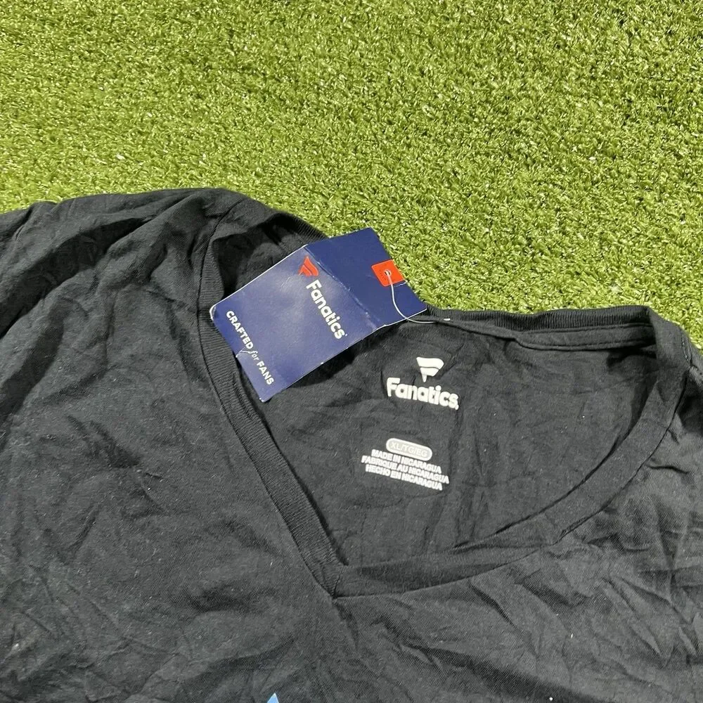 NWT Miami Marlins Fanatics Black Short Sleeve T-Shirt Men XL